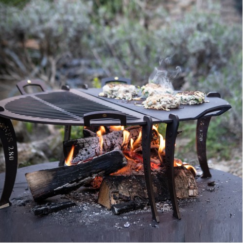 Fire pit clearance griddle